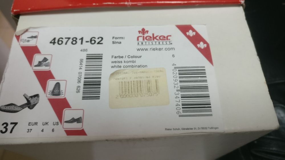 Pantofi Reiker mar 37