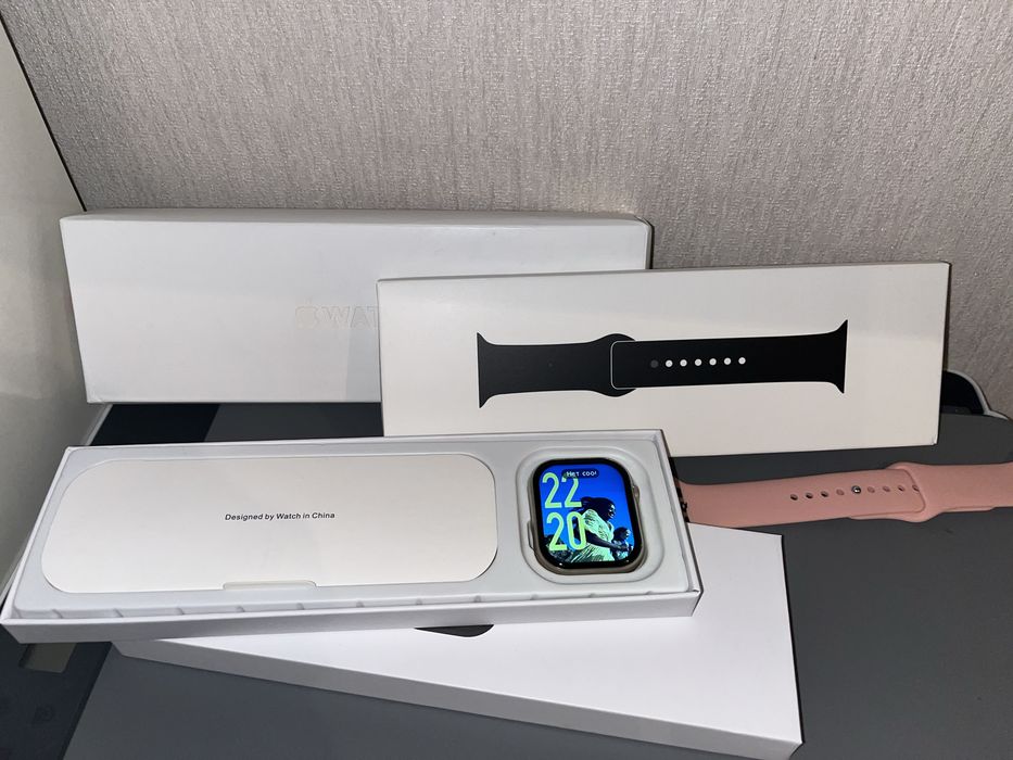 Смарт-часы в стиле Apple Watch, 46 мм.