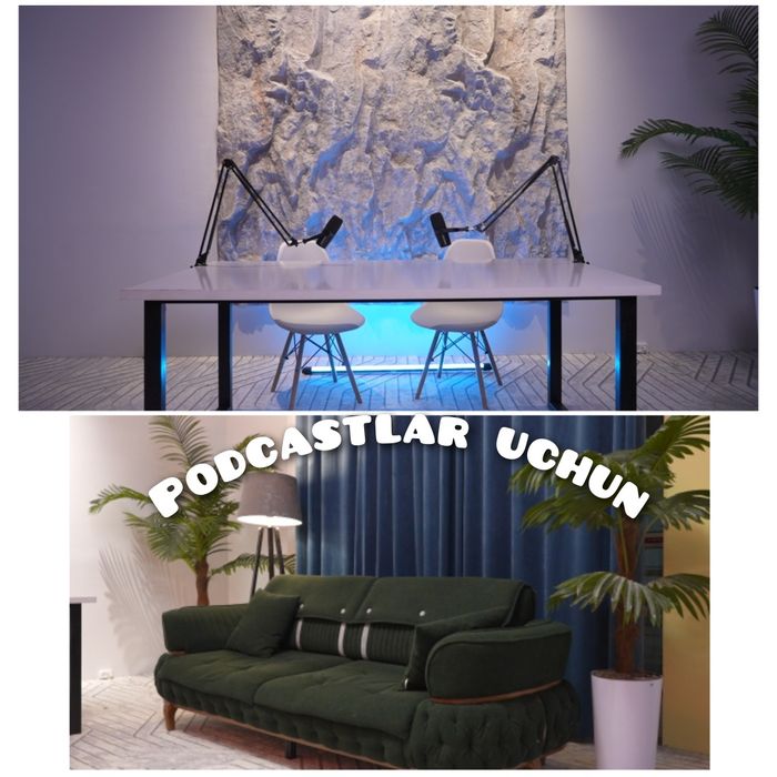 Podcast va reels uchun studio | студия подкастов и роликов