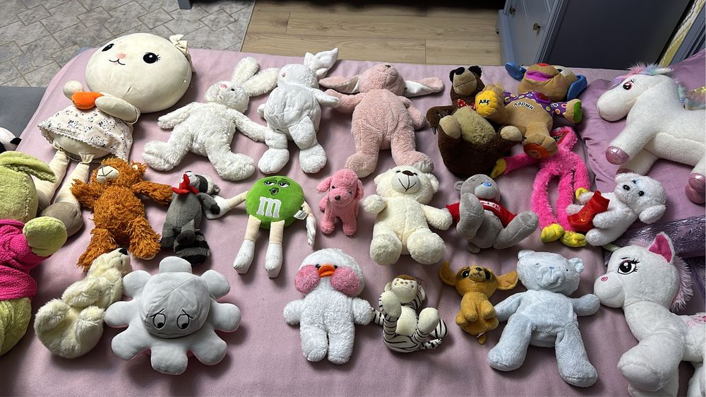 Продам много мягких игрушек