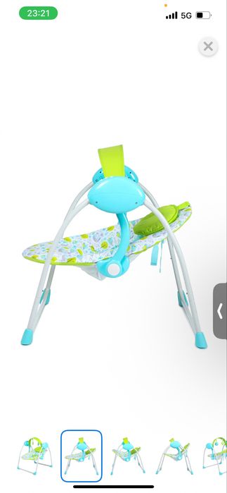 Качели Babyton sleepy blue