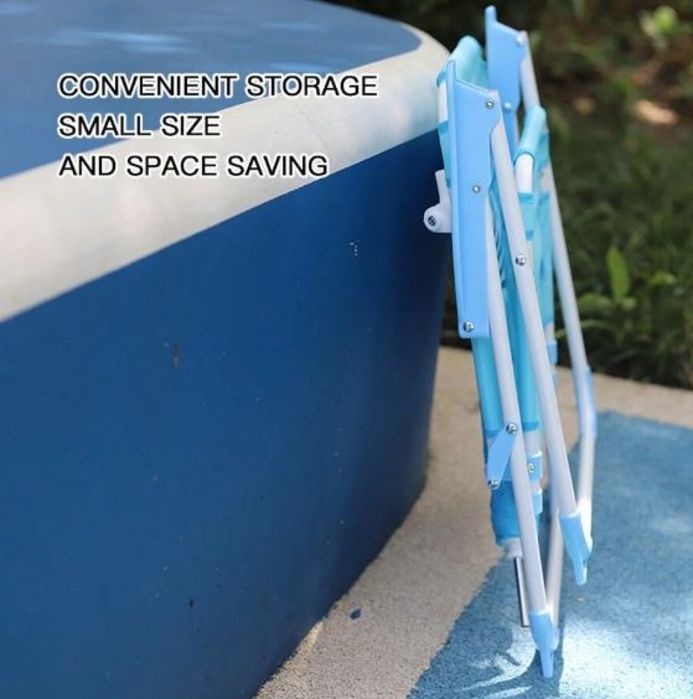 Детски сгъваем шезлонг с чадър