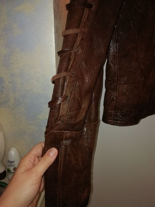 Яке от естествена кожа