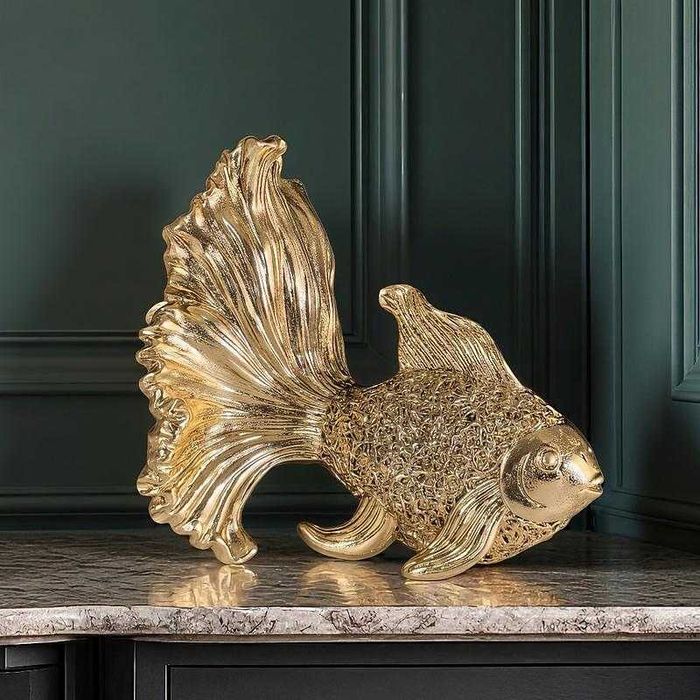 НОВА Статуетка Риби - Фигура за Декорация Риба - 16см