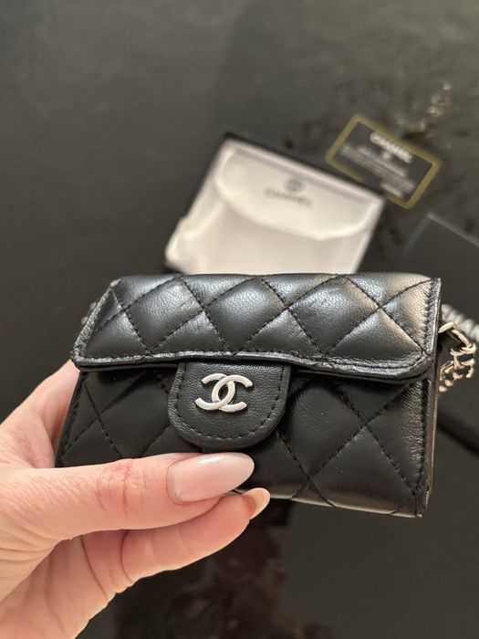 Портмоне с верижка Chanel