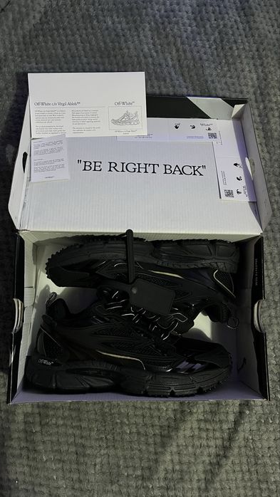 Off-White Be right back shoes 44