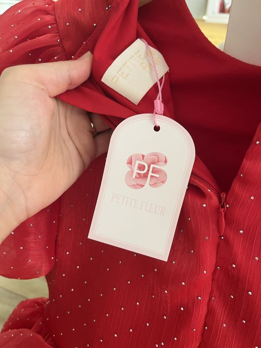 Petit fleur коледна рокля  11-12 г