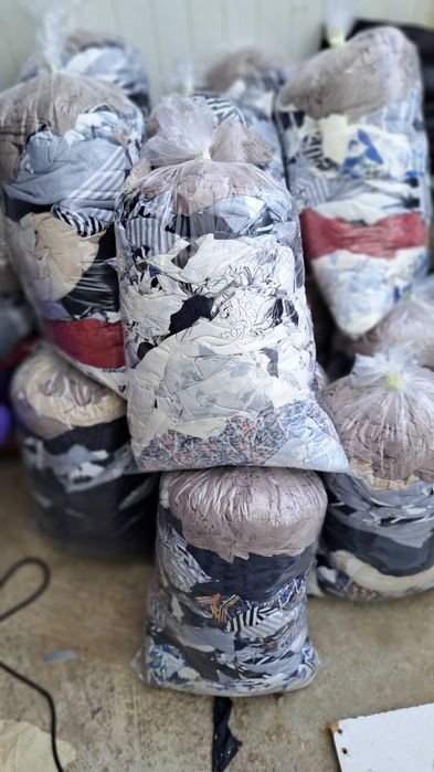 Памучни парцали нови 10 кг чувал нарязани