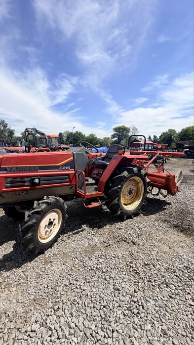 Yanmar F215 – Tractor japonez 4x4 cu freză – Import Japonia
