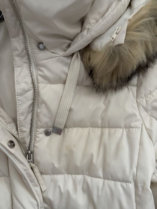 Zara зимно дебело яке екрю M