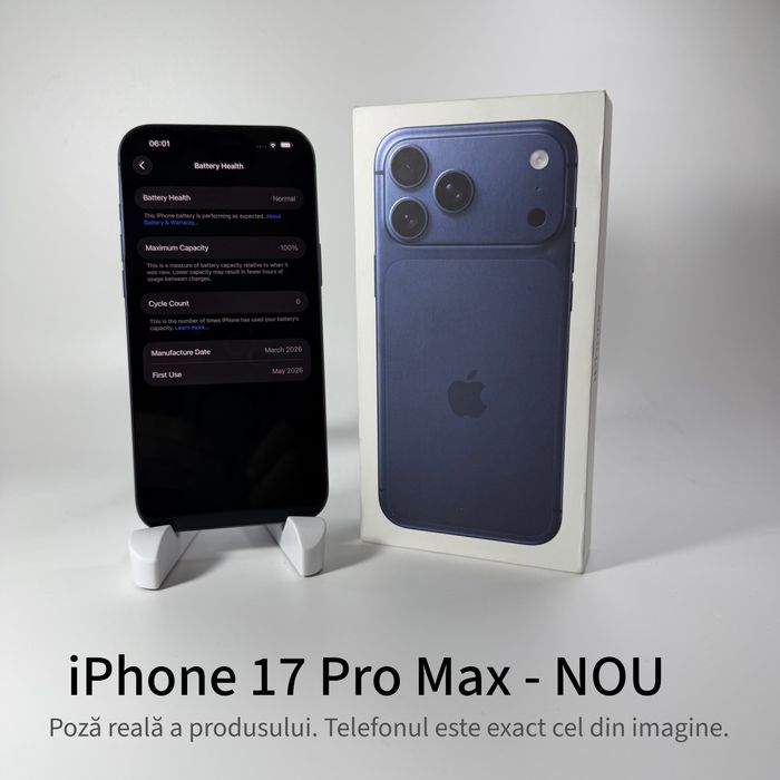 ispotmobile.ro  iPhone 17 Pro Max 256GB NOU Garanție 2 ani