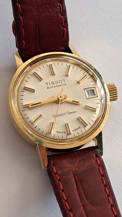 Ceas de Aur 18 K Automatic de damă Tissot Seastar Seven
