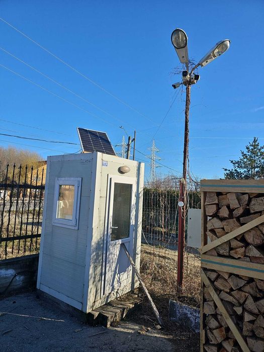 Cabina paza cu echipament