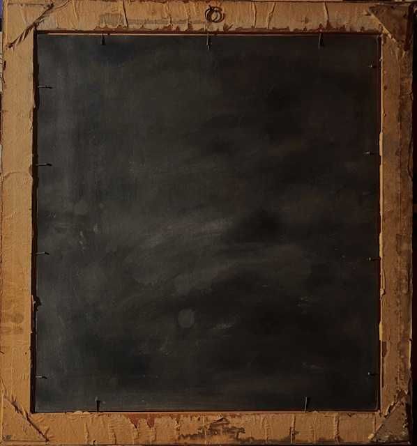 Tablou f VECHI ulei pastos/pânză/cart semnat Abraham Rafael