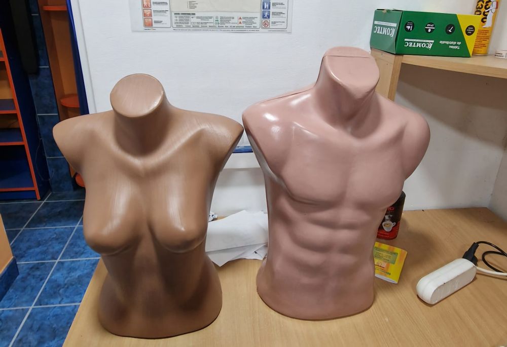 Manechin magazin- 2 bust+1 bust lung