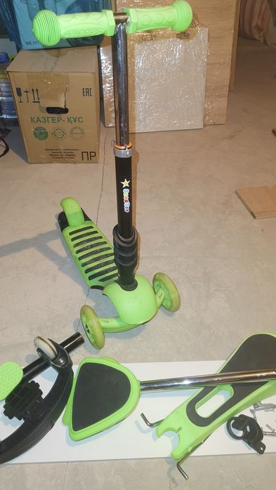 Самокат беговел трагсформер