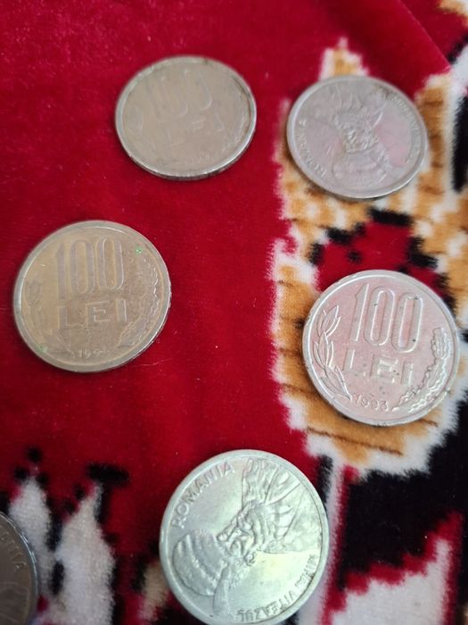 De vinzare monede de 100 lei din anul 1992 1994