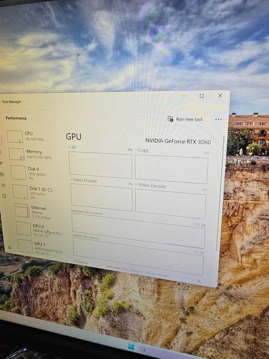 Sistem Gaming Ryzen 9600x, 16gb DDR5 RGB, Rtx 3060 12gb, ssd, etc !