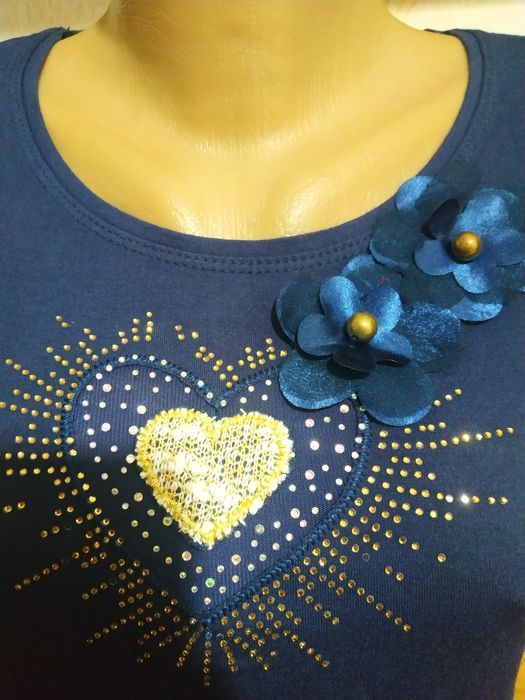 Жен. майки синего цвета. Размер 44-46. См. все фото