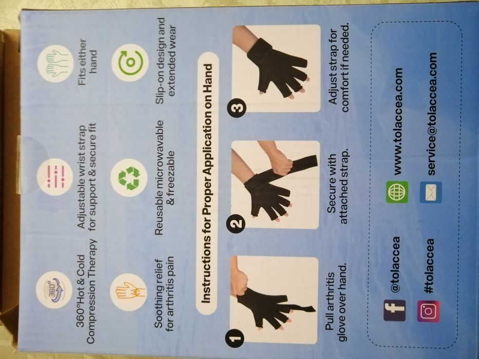 ръкавица за артрит и болки,глезенка, наколенка