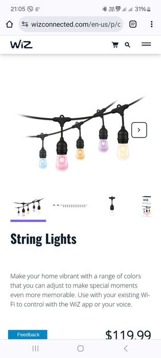 Philips екстериорни/интериорни smart led лампички