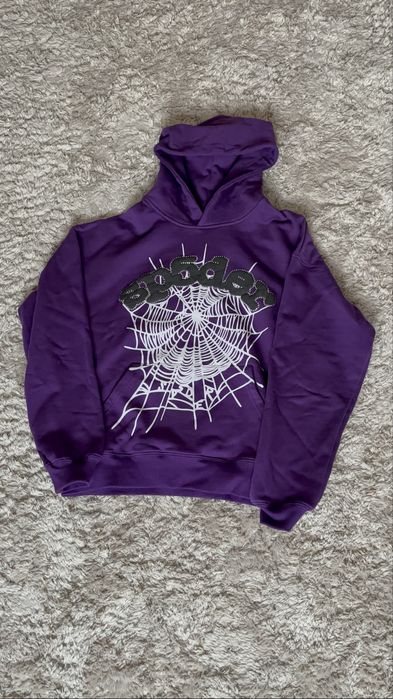 Sp5der purple hoodie