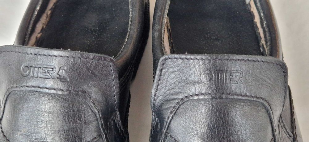 Pantofi barbatesti piele Otter negri 42