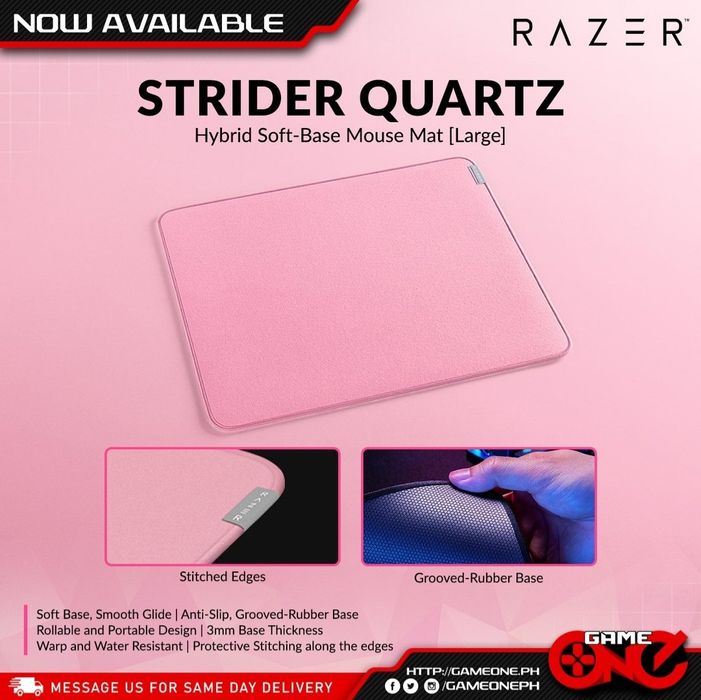 Коврик Razer STRIDER Large Quartz (Размер 450×400×3мм)