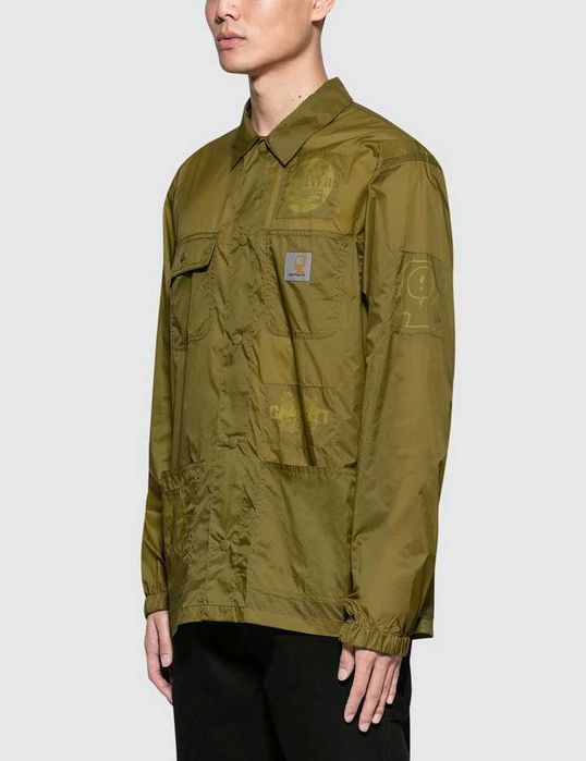 Brain Dead x Carhartt WIP Chore Coat Light Jacket Brown S/M