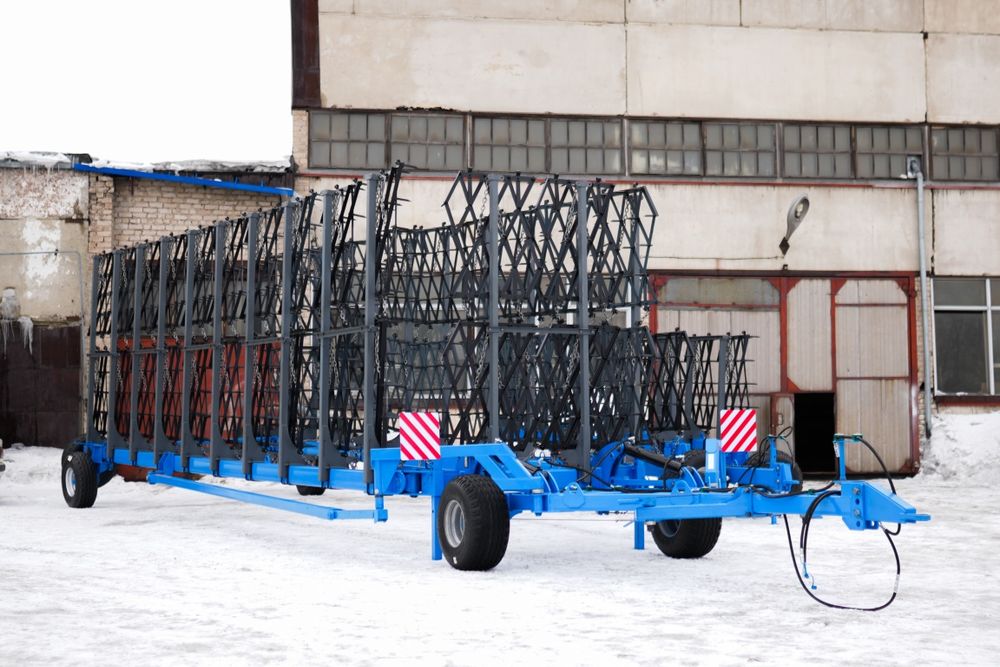 Зубовые бороны БЗГ сцепка борон гидрофицированная