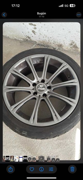 Bmw E60 19 джанти със нови летни гуми…