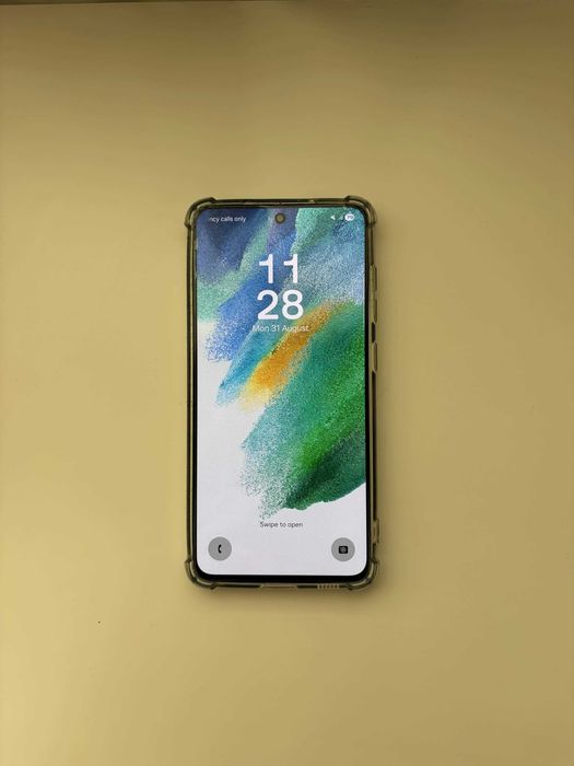 Samsung Galaxy S21 FE 5G – маслинено зелен, с кутия