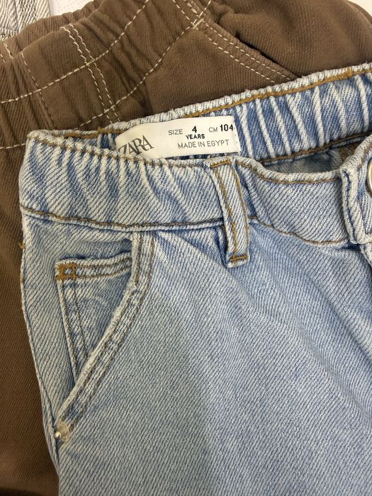 Детские джинсы Zara(зара)на 4 года(рост 104см)