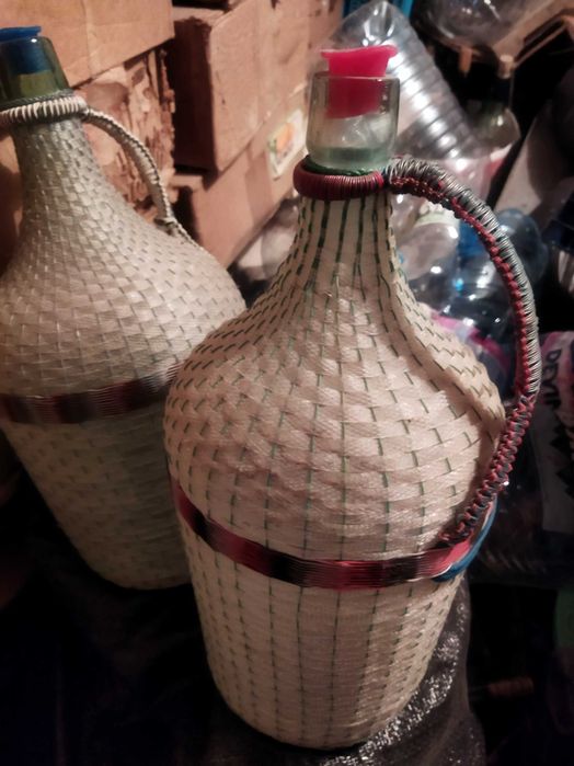 Дамаджани 5 литра, дамаджана, стомни, стомна здрава и чиста 2 бр.