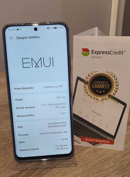 (42) Telefon Huawei Nova Y90-Garantie 2 ani!