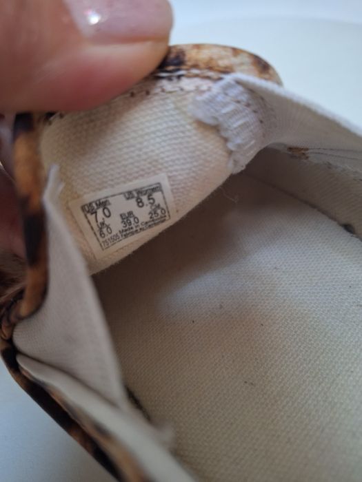 Vans slip on леопардови обувки