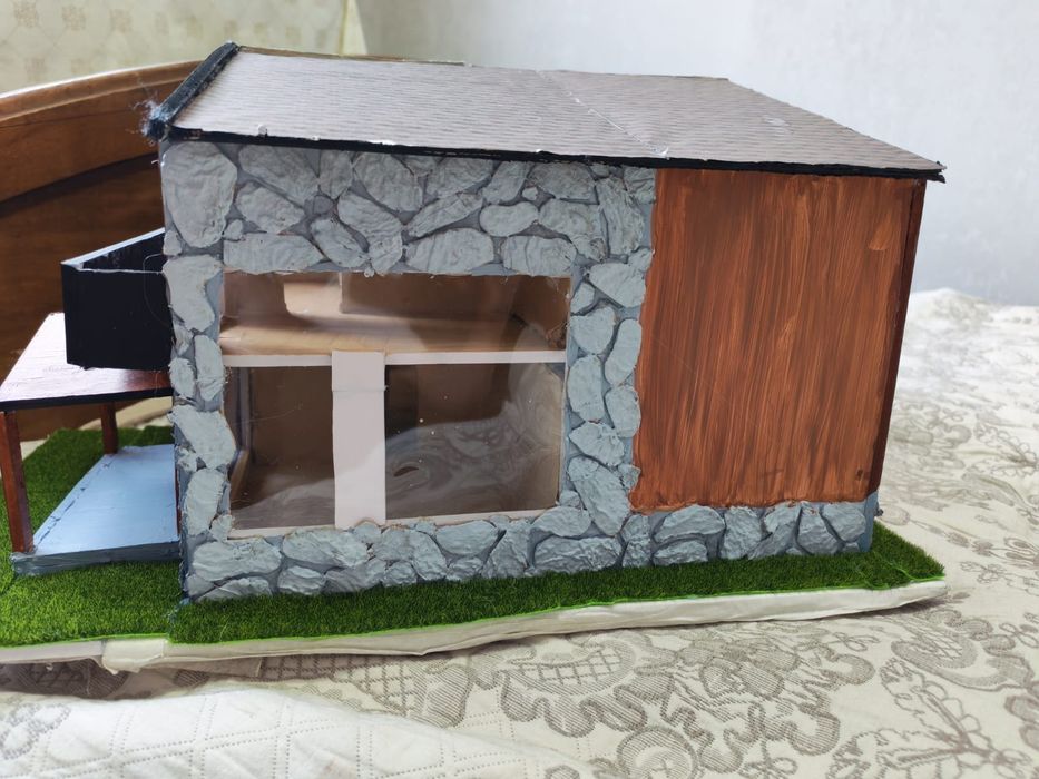 Макет двухэтажного дома