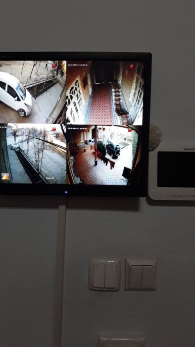 установка видео камер и дамафон