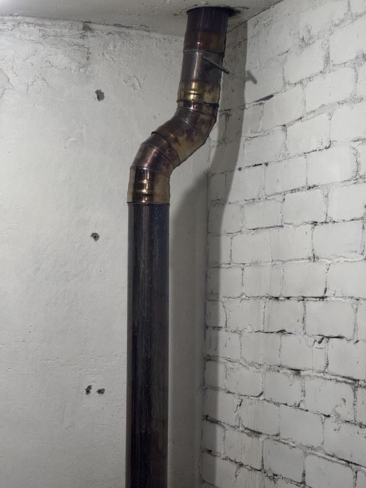 Печь буржуйка с трубами