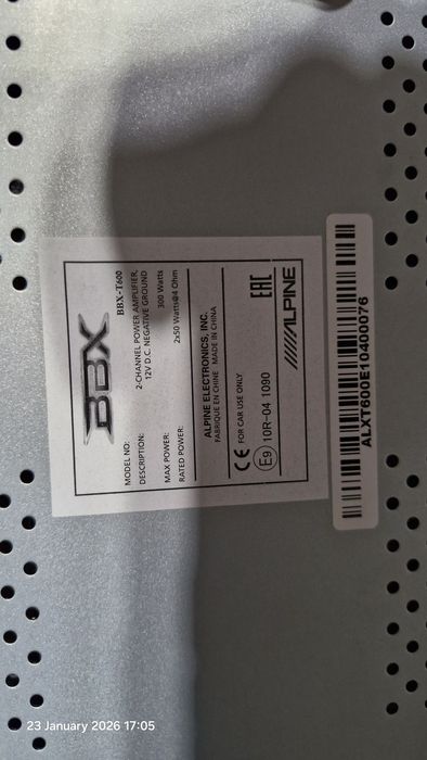 Subwoofer Alpine + Amplificator