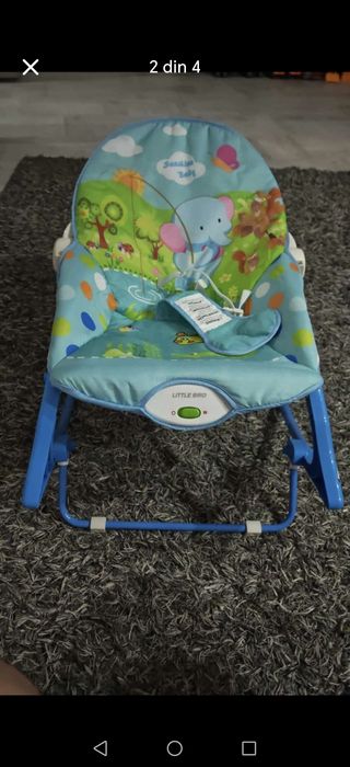 Balansoar bebeluși cu vibrații
