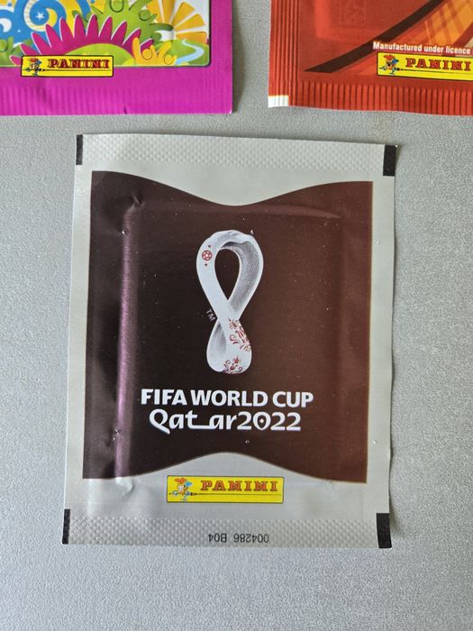 Panini sticker retro pack.