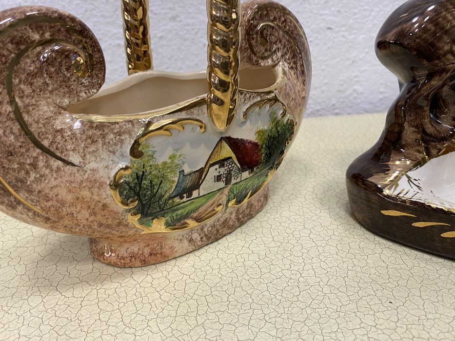 Троен сет от порцелан белгийско производство