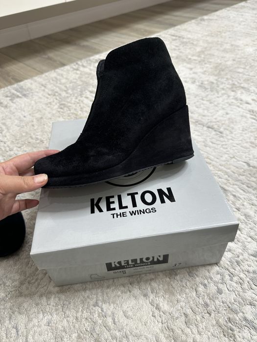 Ботинки зимние замша Kelton, Италия, 37