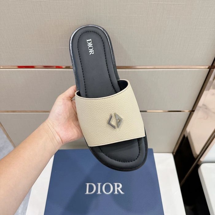 CD Slide Beige/White