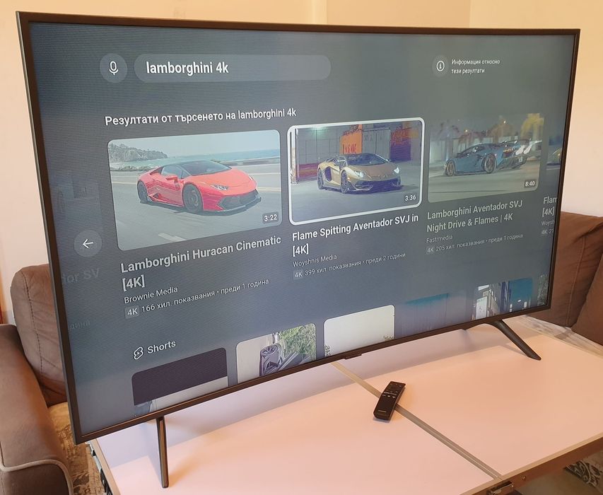 Телевизор Samsung - Извит - 55 ИНЧА - Smart - 4K - Ultra HD !
