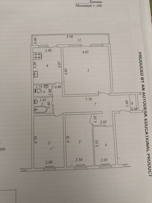Продается квартира   Мирзо Улугбекский район  4/4/9  Буюк Ипак Йули