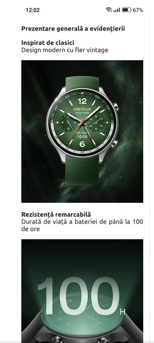 OnePlus Watch 2R cu Garanție!