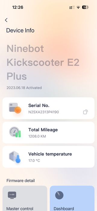 Trotineta elctrica Ninebot Kickscooter E2 plus/schimb