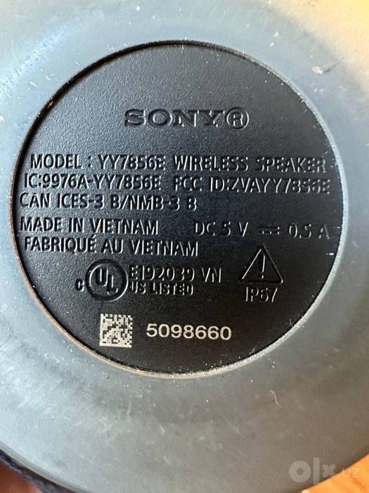 Sony колонка-Bluetooth SRS-XB100
